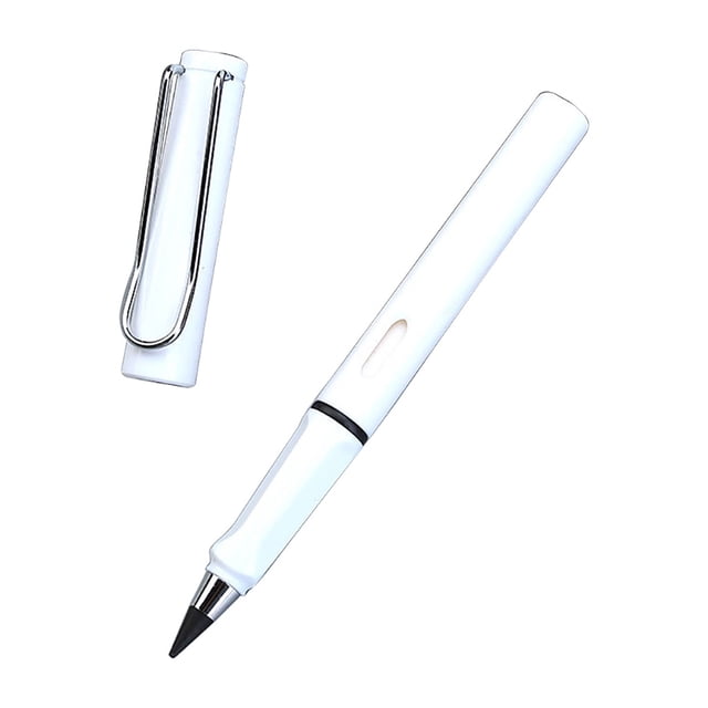 Agiferg Grip Posture Correction Design Pencil Without Ink, Old Undead Pen, Creative Metal Pen
