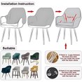 thumbnail image 4 of Bearachild 6 pack/lote fundas para sillas de comedor suaves cómodas y excelente elásticas suaves y cómodas Decoración del hogar, 4 of 6