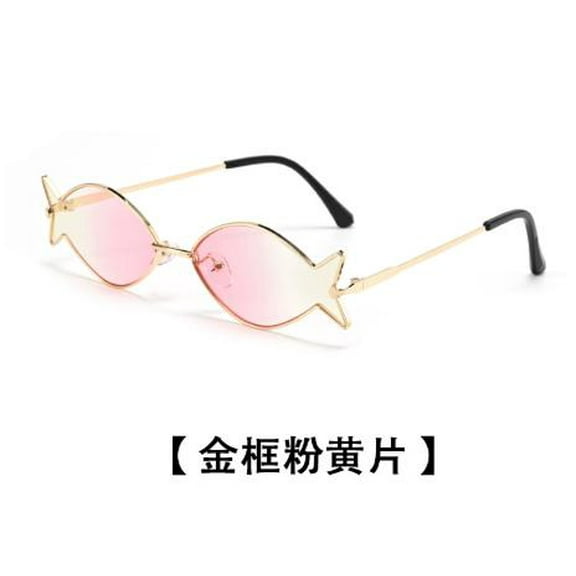 LOLIPPYY Beach Sunglasses: Trendy Fish-Shaped Sun Protection Sunglasses - Hawaiian Parties Funny Luau Glasses - Summer Beach Photo Booth Prop Novelty Eyewear