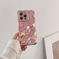 thumbnail image 4 of for iPhone 14 Case, Water Ripple Wave Pattern Phone Case for Women Girls, Curly Wave Shape Soft TPU Exquisite Stylish Durable Protective Phone Cover for iPhone 14, Rose Gold, 4 of 14