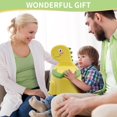 thumbnail image 2 of Kids Potties Training Chair, Cartoon Dinosaur Toilet Training Seat with Lid, Comfortable Toddler Urinal Pot, Portable Potty Chair for 1-6 Year Old Childrens (Yellow), 2 of 5