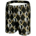 thumbnail image 2 of Men's ProSphere Black Charlotte Flair Logo Shorts, 2 of 3