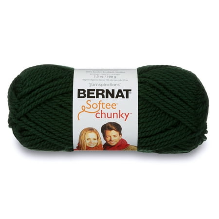 UPC: 0057355351356 | Bernat Softee Chunky Yarn (100G/3.5Oz) Dark Green