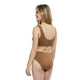 thumbnail image 6 of Carole Martin Full-Freedom Cotton Comfort Bra Wireless Front Closure Style 7276 Cafe 40, 6 of 31