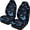 Blue Butterflies, variant on XYZCANDO Front Seat Cover Turtle Pattern Design 2 Pack Car Front Seat Covers Breathable Auto Van SUV Waterproof Washable Car Seat Covers