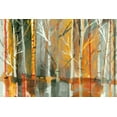 thumbnail image 2 of PI Galerie 32x23 White Modern Wood Framed Museum Art Print Titled - Sunset, 2 of 4