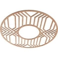 thumbnail image 2 of 38"OD x 13 7/8"ID x 1/4"T Empire Wood Fretwork Pierced Ceiling Medallion, Cherry, 2 of 3