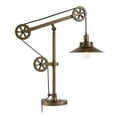 thumbnail image 3 of Henn&Hart Lampe de Table en Laiton Brossé de 29 Po, 3 of 10