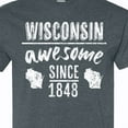 thumbnail image 4 of Inktastic Wisconsin Awesome Since 1848 T-Shirt, 4 of 5