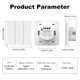 thumbnail image 5 of Upgrade Tuya Zigbee Millimeter Wave Human Body Induction Switch Wall Switch Single Fire Switch Magne, 5 of 5