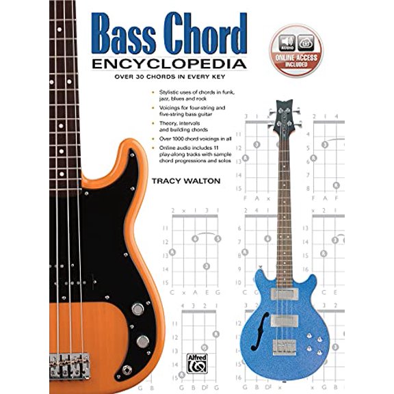 Pre-Owned Bass Chord Encyclopedia (Book & CD) (National Guitar Workshop) Paperback