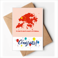 thumbnail image 1 of China National Flag Commander Wedding Cards Congratulations Greeting Envelopes, 1 of 3