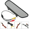thumbnail image 3 of 4.3inch HD Monitor Car Backup Reverse Camera Rear View Parking License Plate System, 3 of 7