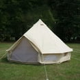 thumbnail image 6 of Been Younger 4M/13.1ft Cotton Canvas Bell Tent Outdoor Waterproof 4 Seasons Glamping Yurt Tent With Stove Hoel For Family Camping,Hiking Party, 6 of 7