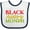 White and Navy, variant on Inktastic Black History Month- Red, Green, Yellow Boys or Girls Baby Bib