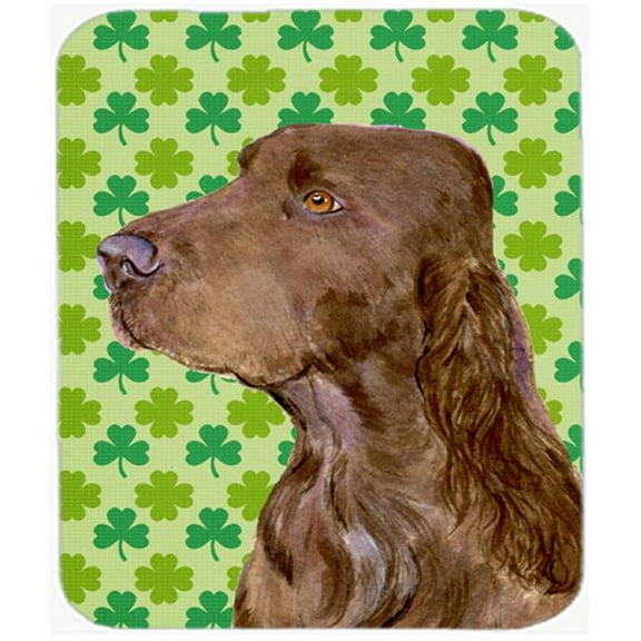 Carolines Treasures Field Spaniel St. Patricks Day Shamrock Portrait Mouse Pad