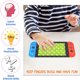 thumbnail image 3 of Juguetes para juegos de mesa de arcoíris con burbujas de empuje de silicona para niños, rompecabezas, regalo, juguetes sensoriales para aliviar el estrés para adultos, 3 of 7