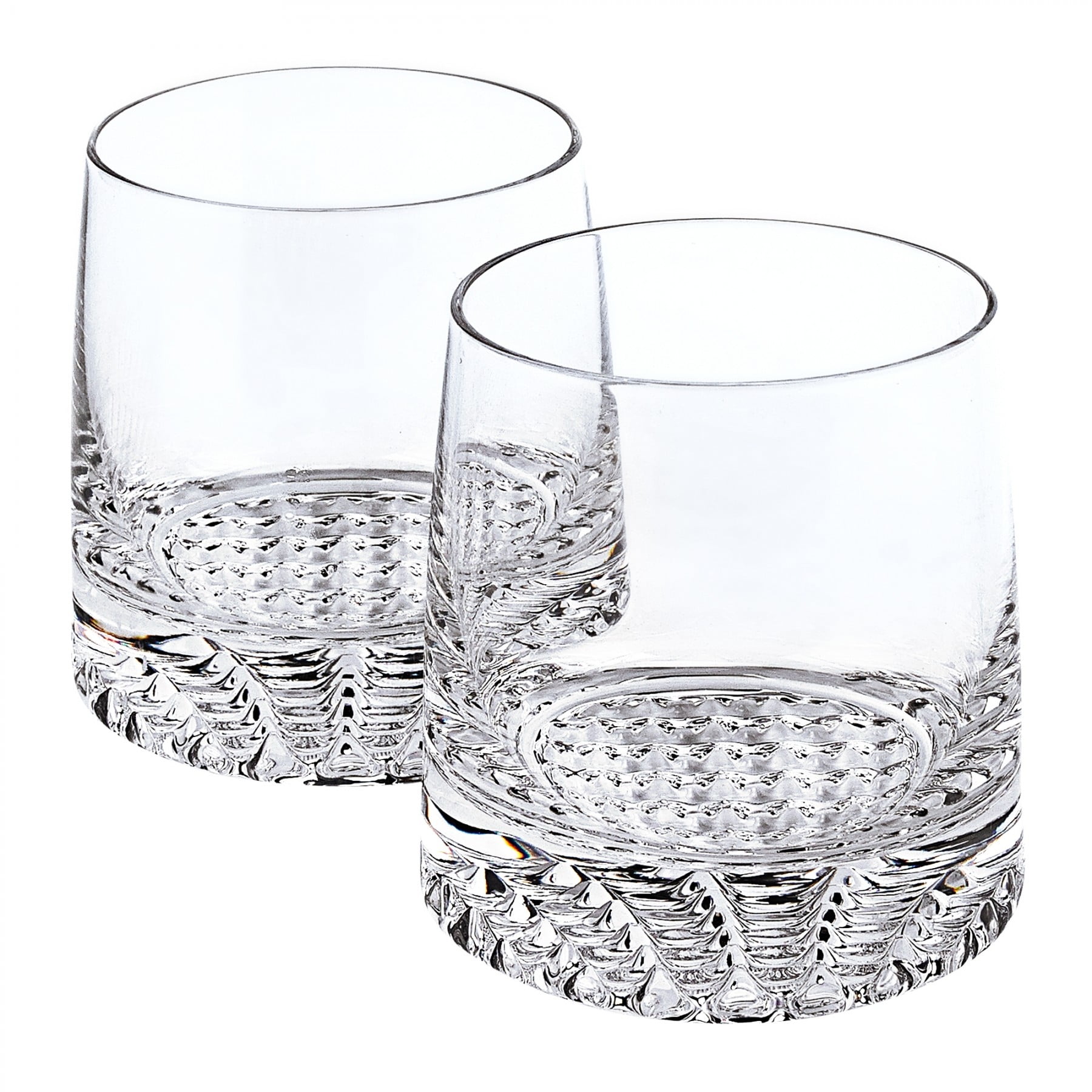 12 Ounce European Mouth Blown Whiskey, Bourbon or Scotch Glasses (4
