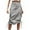 Gray, variant on Luxalzxs Womens Cargo Jean Skirt Below the Knee Y2K Cargo Skirt Casual Drawstring Hem Ruched Vintage Side Slit A-Line Midi Denim Skirt with Pockets Streetwear