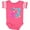 Football Pink and White, variant on Inktastic I'm Two- cute octopus birthday Boys or Girls Baby Bodysuit