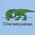 thumbnail image 3 of CafePress - T Rex Hates Pushups Light T Shirt - Men's Classic Graphic T-Shirt, 3 of 4