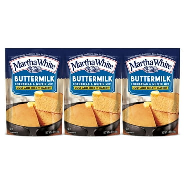 Martha White Buttermilk Cornbread, 6 oz - Palatize Pack of 3