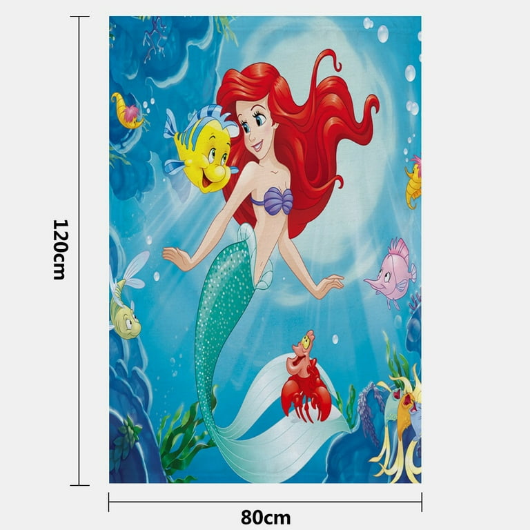 Cartoon Mermaid Ariel Pattern Throw Blanket Warm Throw Blankets Super Soft for Couch 32x47inch 80x120cm Walmart