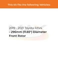 thumbnail image 2 of MAX Advanced Brakes - Brake Kit For 2019-2021 Toyota RAV4 (11.65" Dia Front Rotor) | Carbon Ceramic Brake and Rotor Kit Front and Rear | Daily Performance Cross-Drilled Brake Rotors, 2 of 9