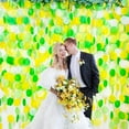thumbnail image 6 of 205Ft Yellow Green Party Decorations Ombre Green Yellow Circle Dot Backdrop Garland Tissue Paper Polka Dots Hanging Streamer for Spring Summer Birthday Engagement Wedding Bridal Shower Party Supplies, 6 of 10