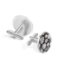 thumbnail image 3 of Easter Elegant Men's Cufflinks for Formal Attire, Crafted in Stainless Steel for Sophisticated Look, for Business Meetings and Special Occasions, 3 of 6