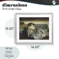 thumbnail image 4 of Stupell Industries Victorian Restful Woman Classic Gray Framed Print Under Glass, 16 x 13, by Lil' Rue, 4 of 8
