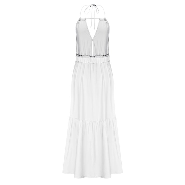 OSFVNOXV Halter Dresses for Women Floor Length Beach Sundresses,Summer 2025 High Waisted Bodycon Wedding Guest Dress - Walmart.com OSFVNOXV Halter Dresses for Women Floor Length Beach Sundresses,Summer 2025 High Waisted Bodycon Wedding Guest Dress - Walmart.com