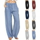 thumbnail image 2 of Pantalones de yoga holgados casuales de algodón y lino para mujer, pantalones largos para hacer ejercicio, 2 of 6