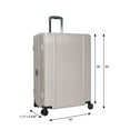 thumbnail image 5 of btL 28-inch Checked Expandable Hardside Upright Luggage With 360-Spinner Wheels and Divider Pockets, Taupe, 5 of 22