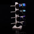 thumbnail image 2 of Esquirla Wood Sunglasses Eyeglass Rack Display Stand Holder Single Line for 4 Pairs, 2 of 8