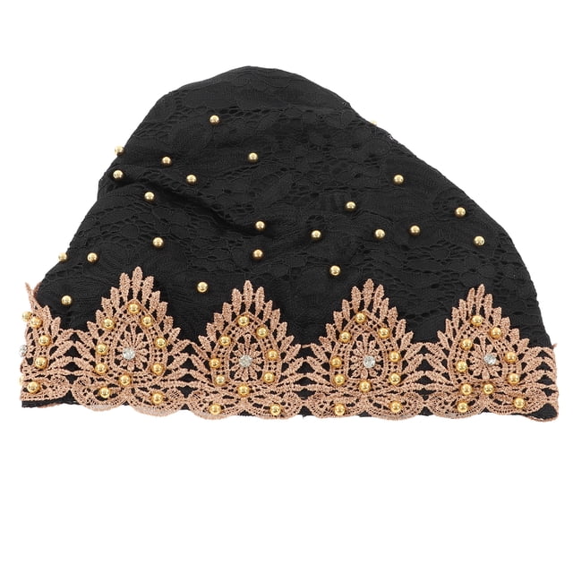 Turbante musulmán turbante cómodo y transpirable para mujer diseño Floral envoltura elástica para la cabeza para uso diario adoración ANGGREK Otros