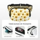 thumbnail image 5 of Fotbe Sunflowers Cangurera Cuadrada con Estampado de Doble Capa, Bolsa de Cintura Ajustable Mini para Hombres y Mujeres, 5 of 9