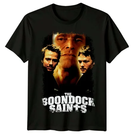The Boondock Saints (1999) Movie Poster Inspired T-Shirt Retro 90s Tee Unisex