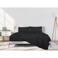 thumbnail image 6 of ROYALE LINENS 3 Piece Twin Sheets Set - Soft Brushed 1800 Microfiber Bedding - 1 Fitted and 1 Flat Sheet, 1 Pillow case - Wrinkle Free & Fade Resistant - Hotel Luxury Bed Sheets Set (Black, Twin), 6 of 10