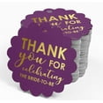thumbnail image 4 of Inkdotpot Pack Of 50 Thank You Celebrating The Bride To Be Bridal Shower Favor Paper Tags Craft Real Gold Foil Hang Tags, 4 of 6