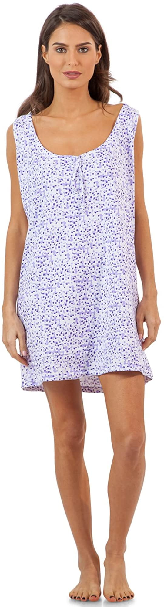 Casual Nights Womens Cotton Sleeveless Nightgown Chemise Walmart Canada