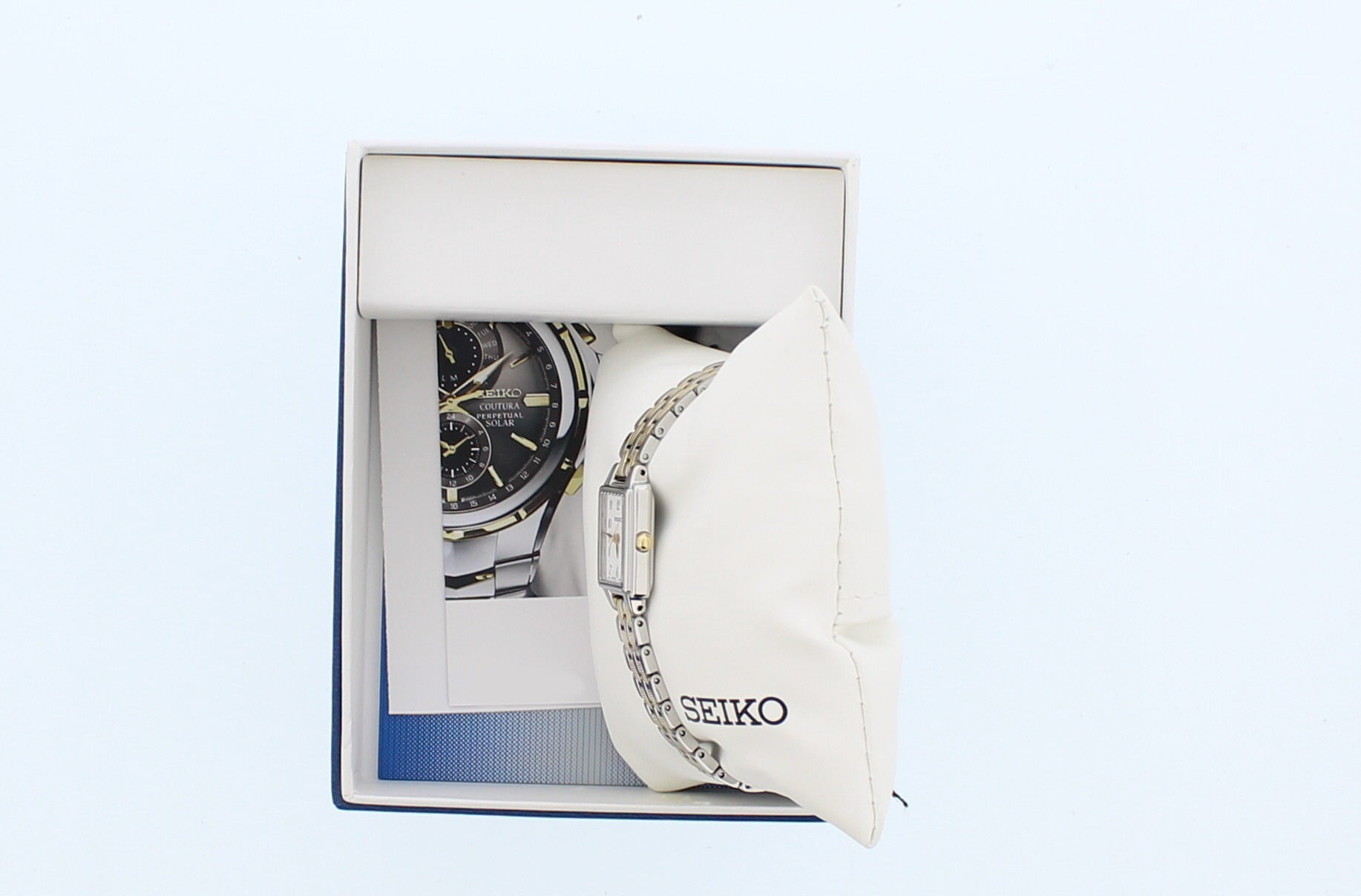 Seiko Women s STAINLESS STEEL GOLD TONE WATCH WITH WHITE DIAL