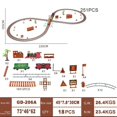 thumbnail image 3 of Milaget Christmas Train Set Railway Tracks Toys Creative Decor Christmas Tree Train Gift 251 PCS, 3 of 7