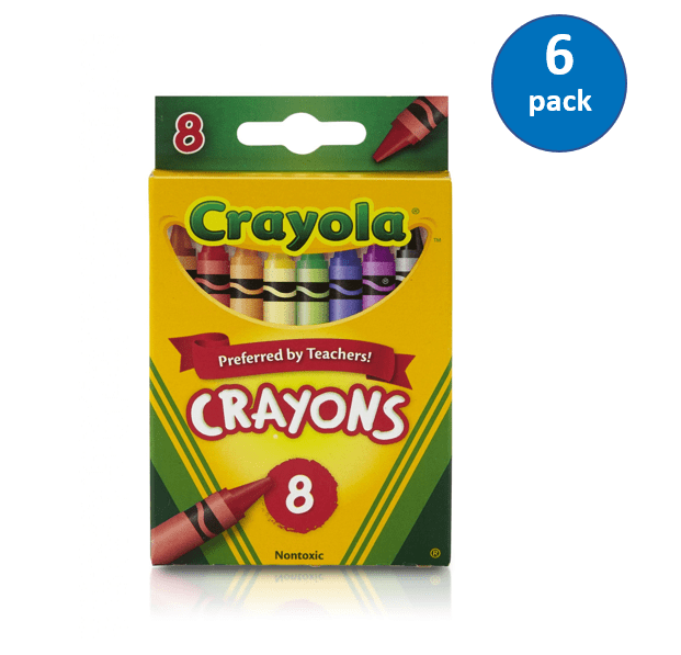 Crayola Crayola Regular Size Bulk White Crayons 12/Pkg 6Pack Bulk Buy