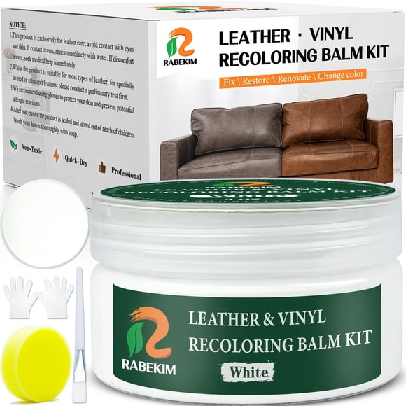 Kit de reparación de piel RABEKIM Leather Recoloring Balm White