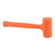 thumbnail image 1 of Mallet de Golpe Muerto, Núcle de Acero Dual Extreme Color Naranja Martillo de Goma Resistente A Las Estacas de Carpa de Campamento, 1 of 7