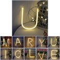 thumbnail image 2 of Coofit LED Neon Light Alphabet Letter Sign Neon Night Light Wall Decor for Home Holiday, 2 of 7