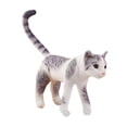 thumbnail image 3 of Juguete de peluche de gato de 13,78 pulgadas, animal de peluche para decoración del hogar, muñeco de gato de peluche para azul, 3 of 9