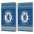 thumbnail image 1 of Head Case Designs Officially Licensed Chelsea Football Club Christmas Jumper Pattern 3 Leather Book Wallet Case Cover Compatible with Apple iPad 10.2 2019/2020/2021, 1 of 6