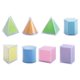 thumbnail image 2 of 8 Piezas de Formas Geométricas Transparentes Hugo Juguete de Enseñanza de Matemáticas, 2 of 9